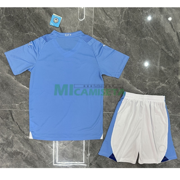 Camiseta Manchester City Primera Equipación 2023/2024 Niño Kit