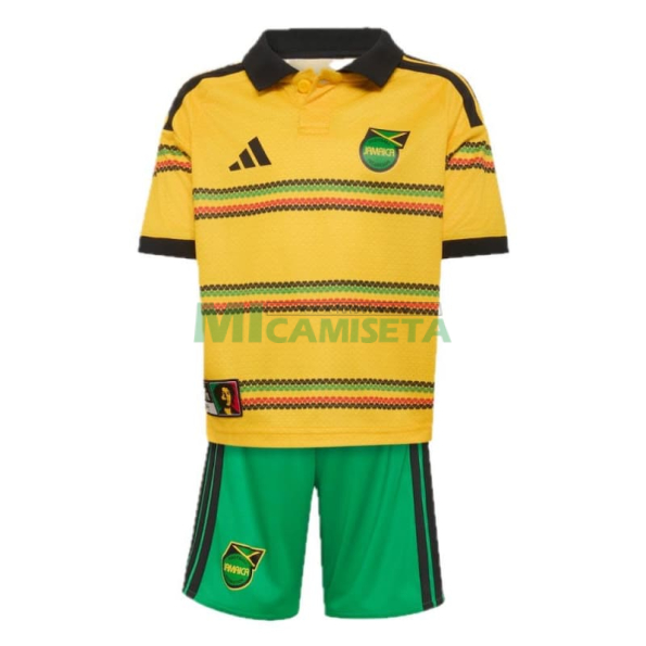 Camiseta Jamaica Primera Equipación Mundial 2026 Amarillo Niño Kit