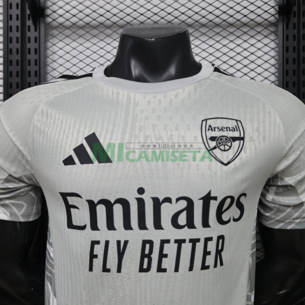 Camiseta de Portero Arsenal 2026/2027 Gris (EDICIÓN JUGADOR)