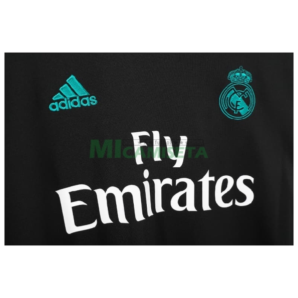 Camiseta Real Madrid Segunda Equipación Retro 2017/18 ML