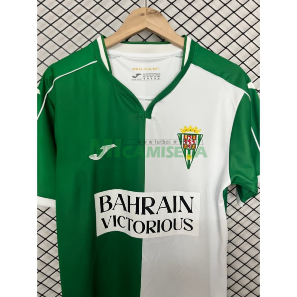 Camiseta Córdoba CF 2026/2027 Versión Retro Verde/Blanco