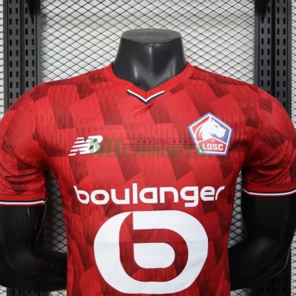 Camiseta Lille OSC Primera Equipación 2025/2026 Rojo (EDICIÓN JUGADOR)