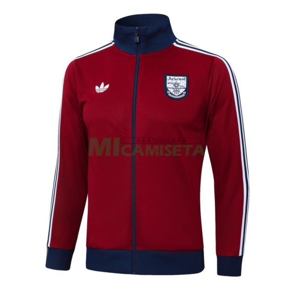 Chaqueta Arsenal 2025/2026 Retro Granate/Azul Real