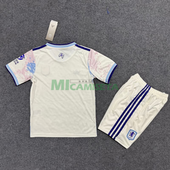 Camiseta Aston Villa Tercera Equipación 2025/2026 Blanco Roto