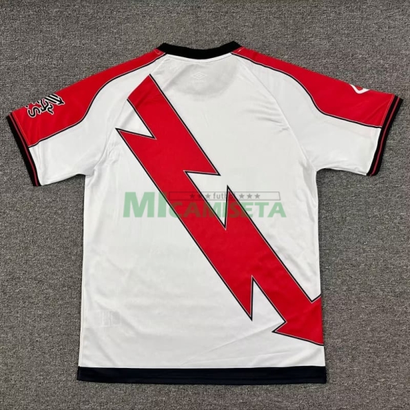 Camiseta Rayo Vallecano Primera Equipación 2025/2026 Blanco/Rojo