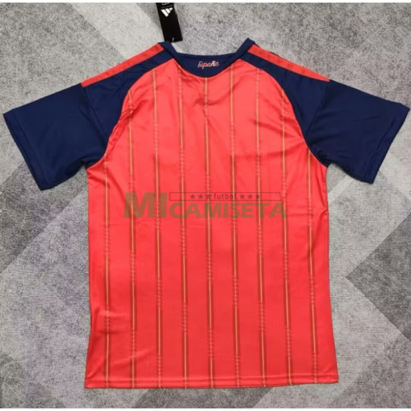 Camiseta España Primera Equipación Mundial 2026 Rojo/Azul 2 Estrellas con FIFA2026