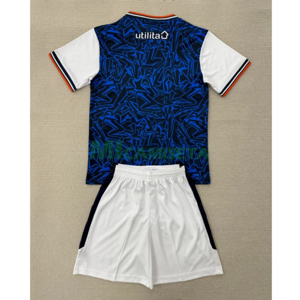 Camiseta Luton Town Segunda Equipación 2025/2026 Azul/Blanco Niño Kit