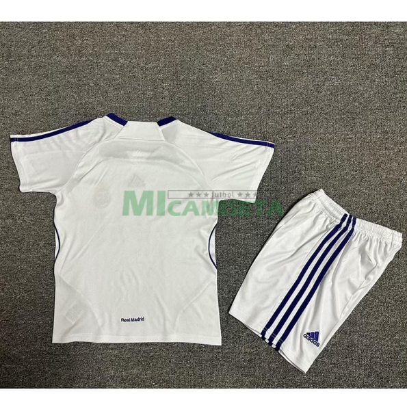 Camiseta Real Madrid Primera Equipación Retro 2007/08 Niño Kit