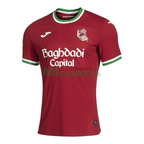Camiseta Real Sociedad Tercera Equipación 2026/2027 Rojo con Parche La Liga