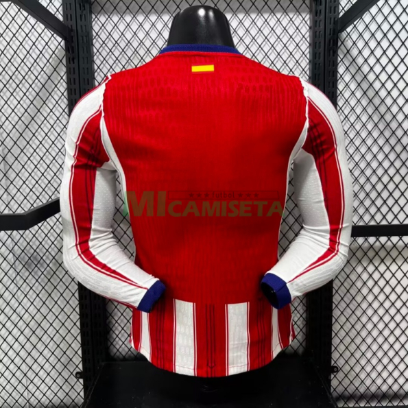 Camiseta Atlético de Madrid Primera Equipación 2026/2027 ML Rojo/Blanco (EDICIÓN JUGADOR)