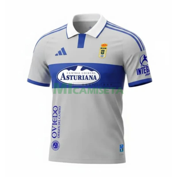 Camiseta Real Oviedo Tercera Equipación 2026/2027 Blanco con Parche La Liga