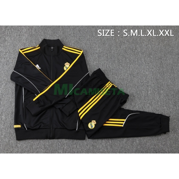 Chandal Real Madrid 2025/2026 Retro Negro/Amarillo
