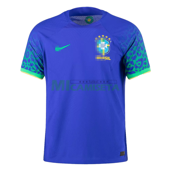 Camiseta Brasil Segunda Equipación 2022 Mundial (EDICIÓN JUGADOR)