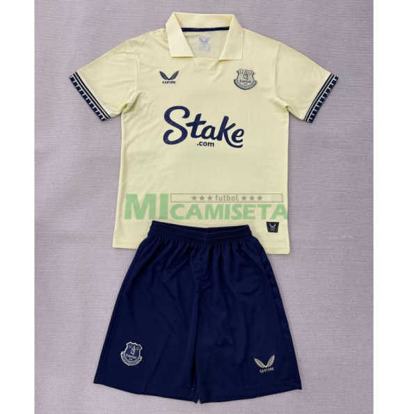 Camiseta Everton FC Segunda Equipación 2025/2026 Beige (EDICIÓN JUGADOR)