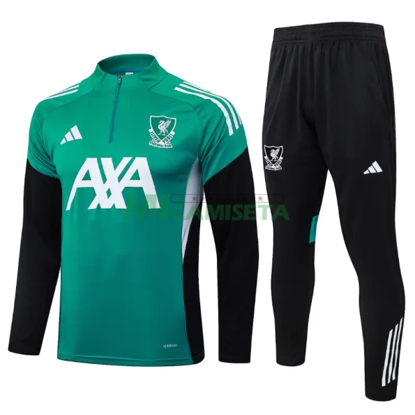Sudadera De Entrenamiento Liverpool 2025/2026 Kit Verde/Negro