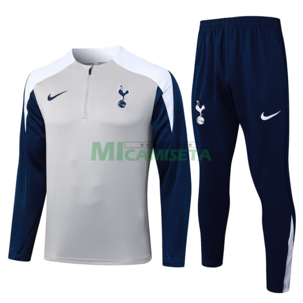 Sudadera De Entrenamiento Tottenham Hotspur 2025/2026 Kit Gris/Azul Marino