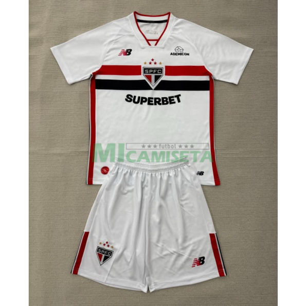 Camiseta São Paulo Primera Equipación 2026/2027 Blanco Niño Kit
