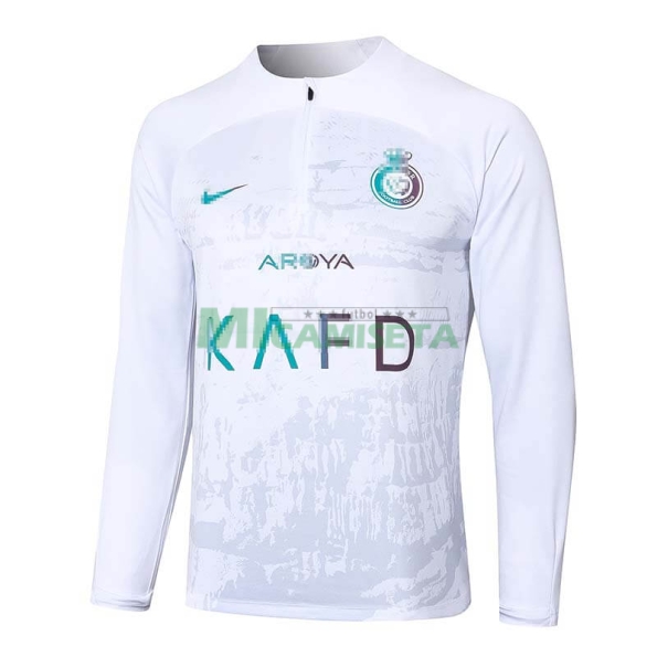 Sudadera de Entrenamiento Al-Nassr FC 2024/2025 Blanco con Estampado