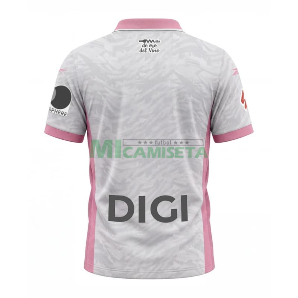 Camiseta Real Valladolid Tercera Equipación 2026/2027 Gris/Rosa con Parche La Liga