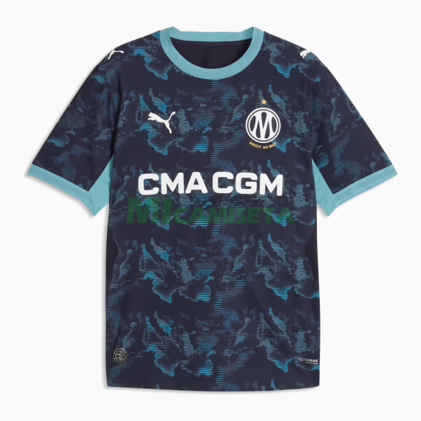 Camiseta Olympique Marsella Segunda Equipación 2026/2027 Azul Marino