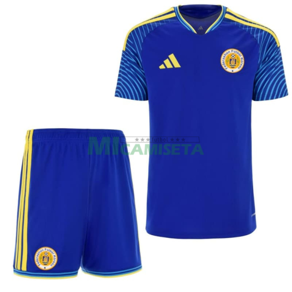 Camiseta Curacao Primera Equipación Mundial 2026 Azul Niño Kit