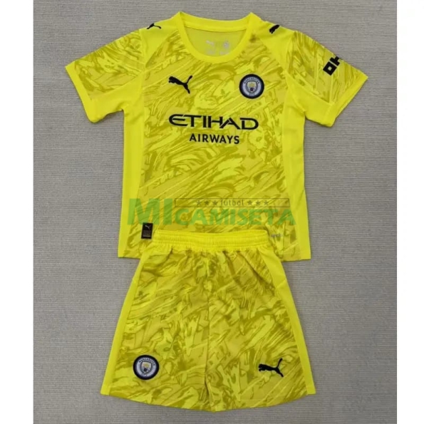 Camiseta Portero Manchester City 2025/2026 Amarillo Brillante