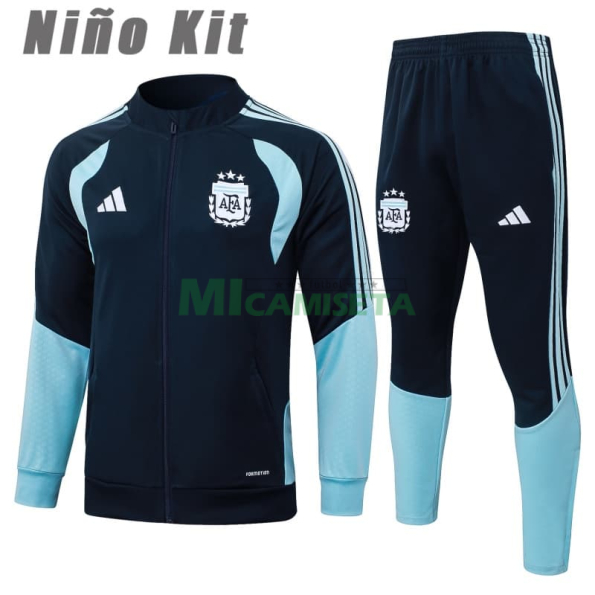 Chandal Argentina 2026 Niño Azul Marino