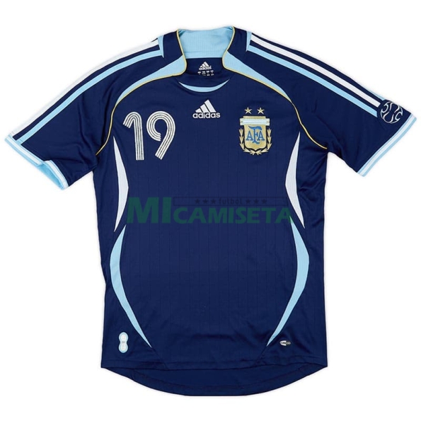 Camiseta MESSI 19 Argentina Segunda Equipación Retro 2006