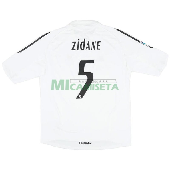 Camiseta ZIDANE 5 Real Madrid Primera Equipación Retro 2005/06