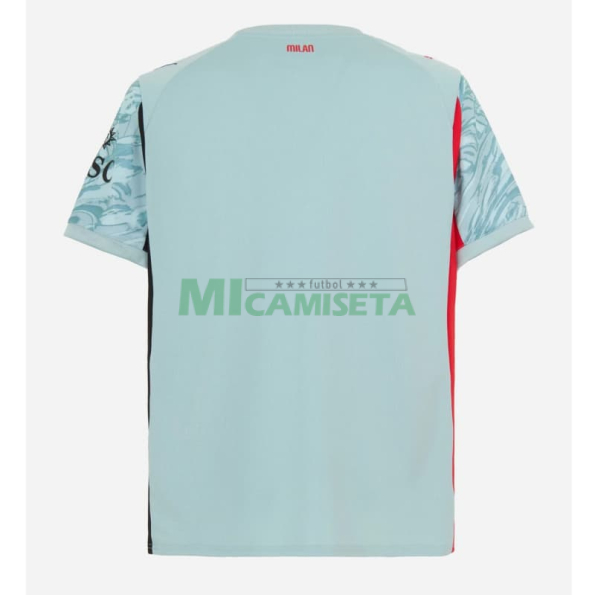 Camiseta AC Milan 2025/2026 Azul/Rojo/Negro