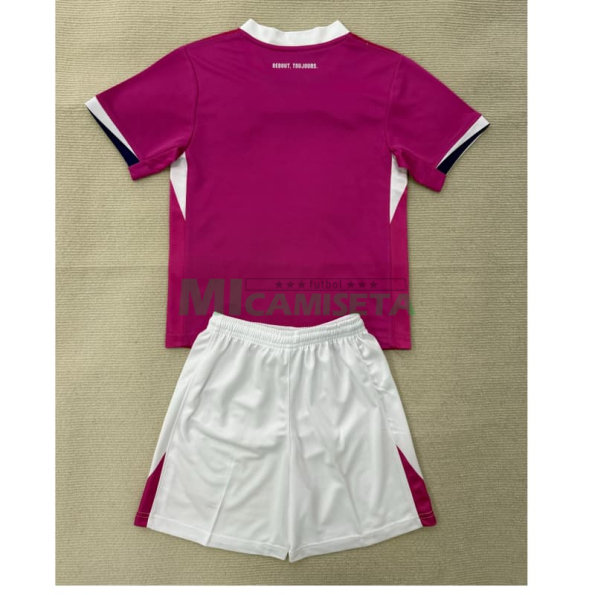 Camiseta Toulouse FC Segunda Equipación 2025/2026 Rosa Niño Kit
