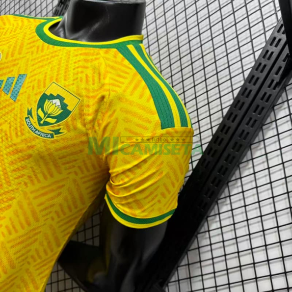 Camiseta Sudáfrica Primera Equipación Mundial 2026 Amarillo (EDICIÓN JUGADOR)