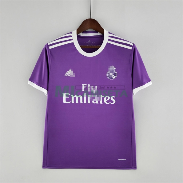 Camiseta Real Madrid Segunda Equipación Retro 17/18