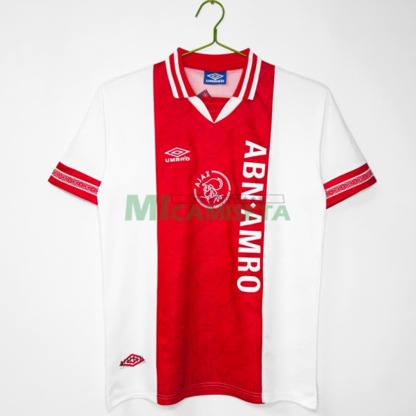 Camiseta Ajax Primera Equipación Retro 1994/95 Rojo/Blanco