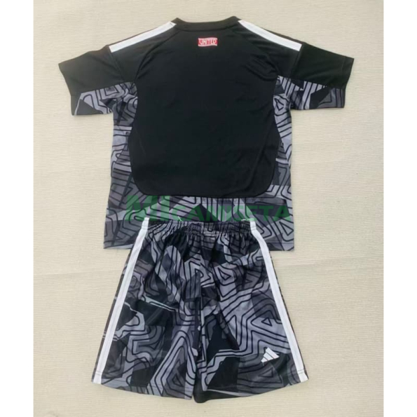 Camiseta de Portero Manchester United Primera Equipación 2026/2027 Negro Niño Kit