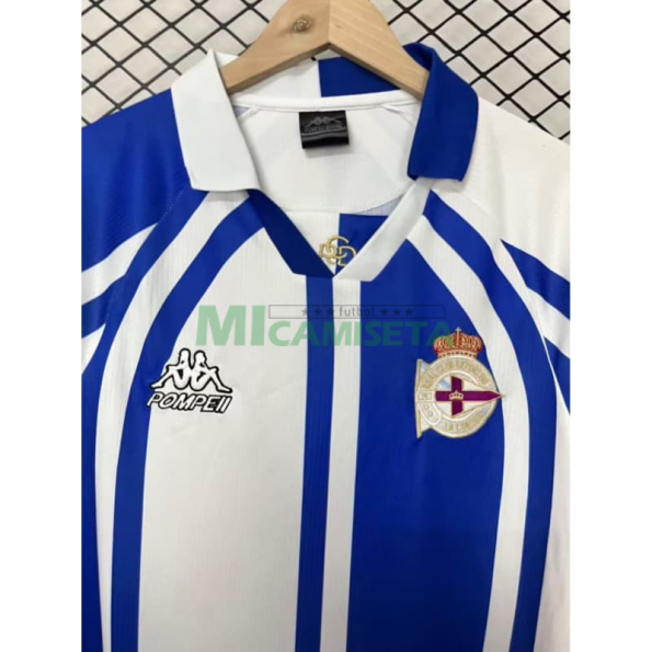 Camiseta Deportivo de La Coruña 2026/2027 Blanco/Azul Versión Retro