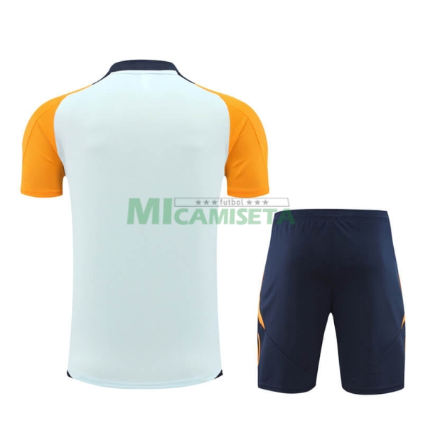 Camiseta de Entrenamiento Real Madrid 2024/2025 Kit Azul Claro/Naranja