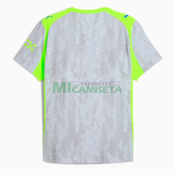 Camiseta Manchester City Tercera Equipación 2025/2026 Gris/Verde Neón
