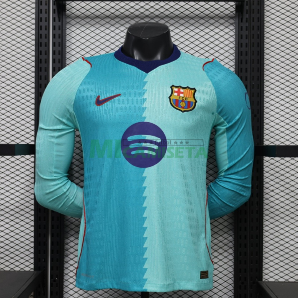 Camiseta Barcelona 2026/2027 ML Azul (EDICIÓN JUGADOR)