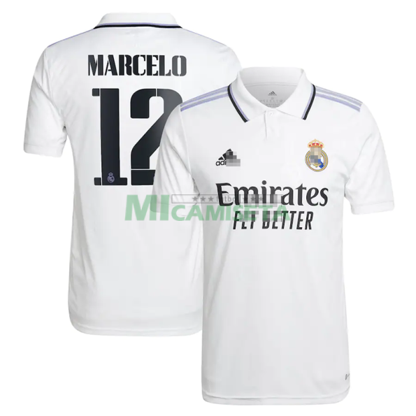 Camiseta Marcelo 12 Real Madrid Primera Equipación 2022/2023