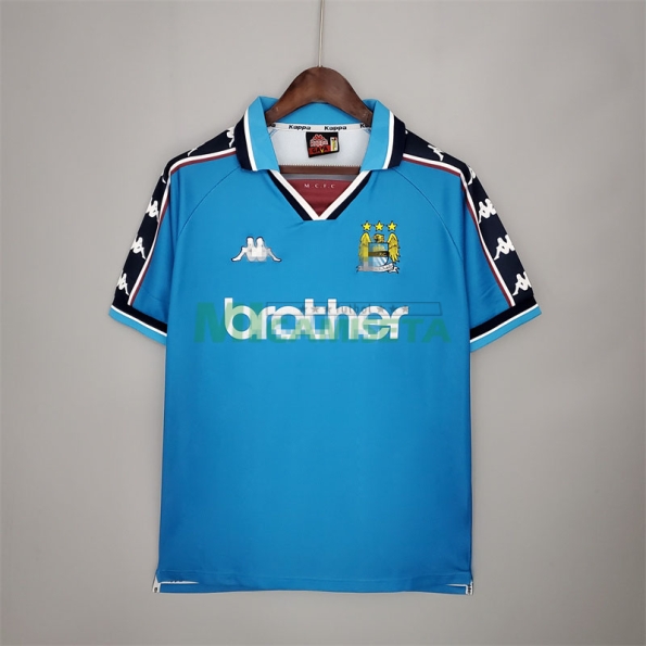 Camiseta Manchester City Primera Equipación Retro 1997/99