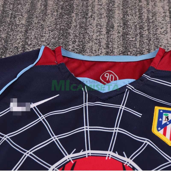 Camiseta Atletico de Madrid Segunda Equipación Retro 04/05 Niño Kit