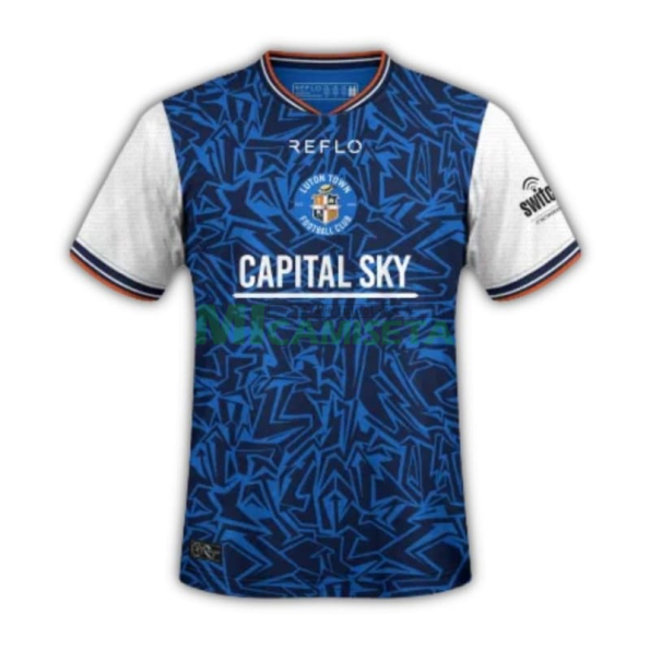 Camiseta Luton Town Segunda Equipación 2025/2026 Azul/Blanco