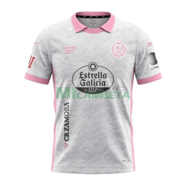 Camiseta Real Valladolid Tercera Equipación 2026/2027 Gris/Rosa con Parche La Liga