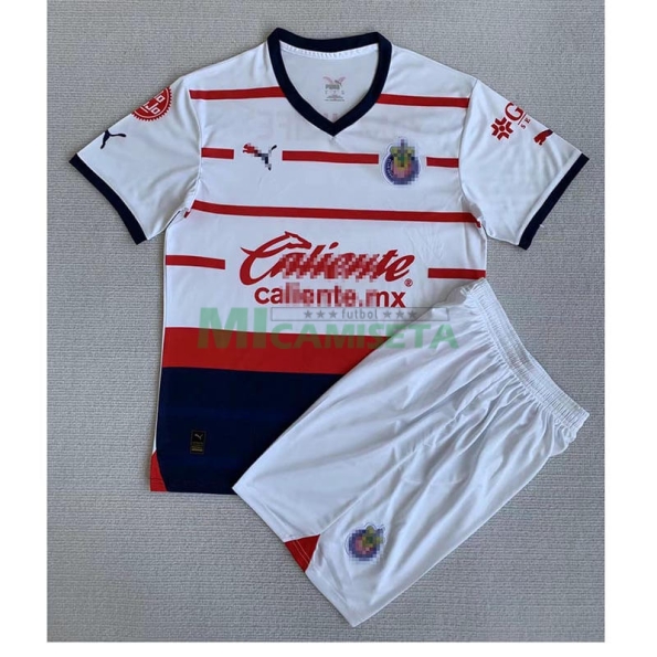 Camiseta Chivas Segunda Equipación 2023/2024 Niño Kit