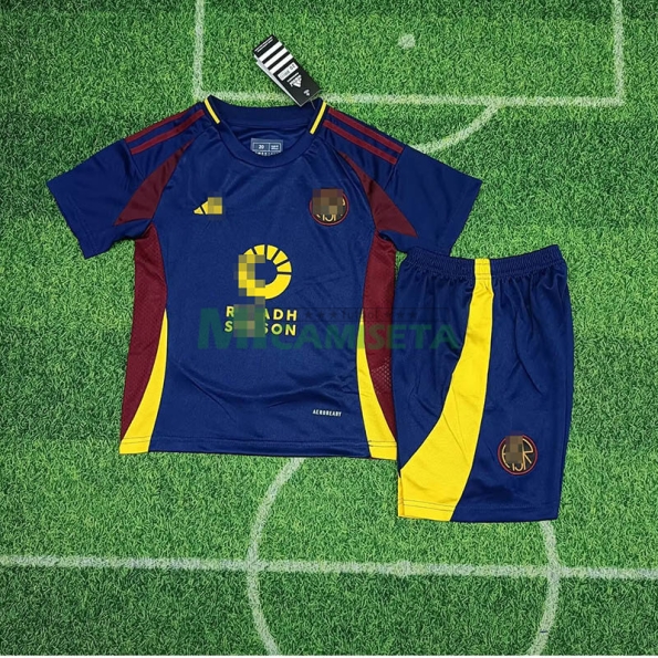 Camiseta AS Roma Tercera Equipación 2024/2025 Niño Kit