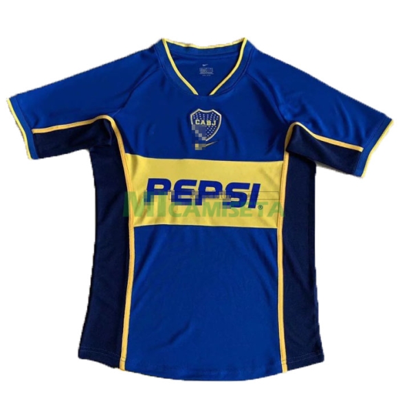 Camiseta Boca Junior Primera Equipación Retro 2002