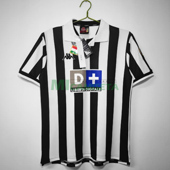Camiseta Juventus Primera Equipación Retro 1998/1999 Blanco/Negro