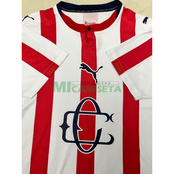 Camiseta Chivas 120 Aniversario Edición 2026/2027 Rojo/Blanco