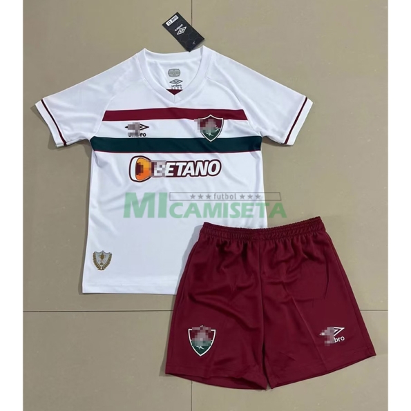 Camiseta Fluminense Segunda Equipación 2023/2024 Niño Kit